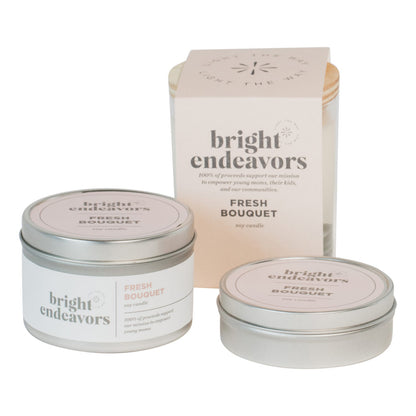 Bright Endeavors Candle: Fresh Bouquet