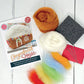 The Crafty Kit Company: Gingerbread House Needle Felting Craft Kit