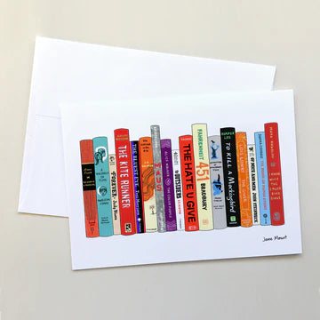 Ideal Bookshelf Greeting Card Single: Banned Classics