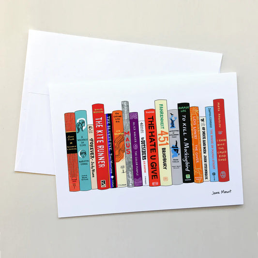 Ideal Bookshelf Greeting Cards 8 Pack: Banned Classics