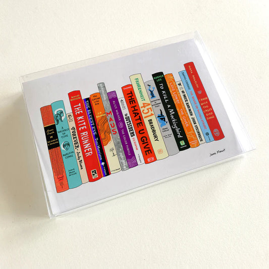 Ideal Bookshelf Greeting Cards 8 Pack: Banned Classics