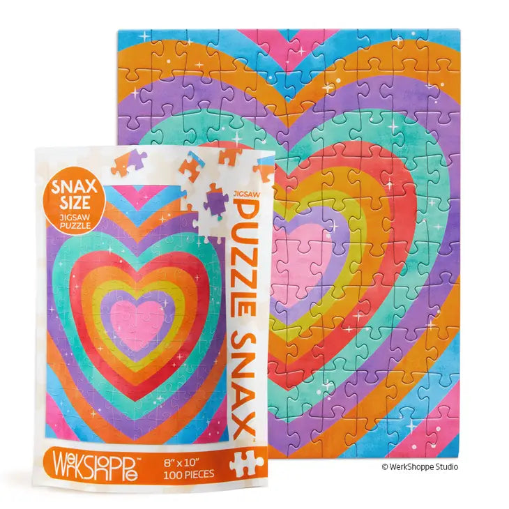 Werkshoppe: Velvet Heart - 100 Piece Puzzle Snax