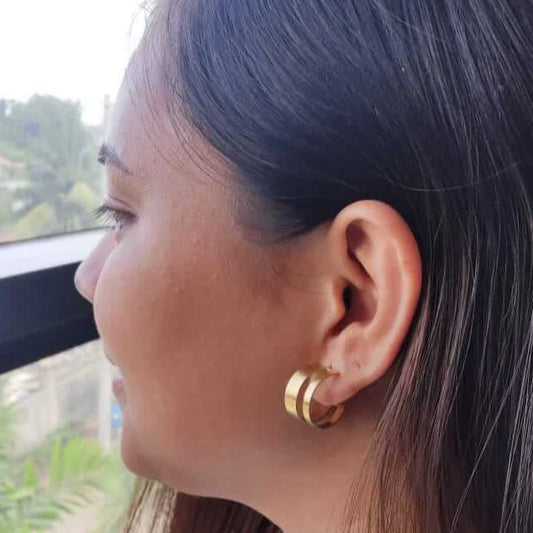 Purpose Jewelry: Honor Huggie Earrings
