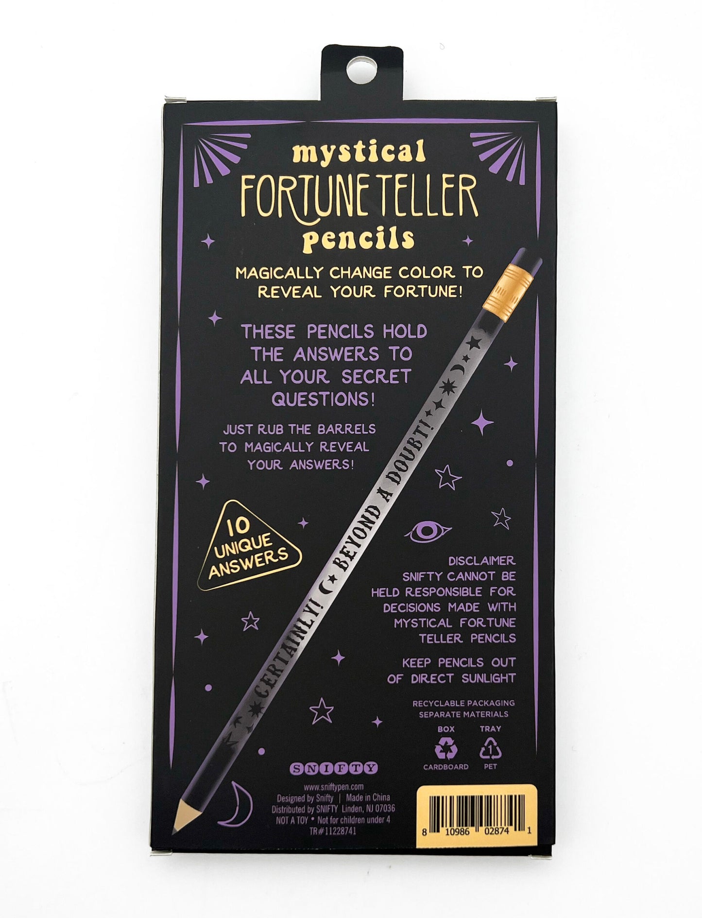 Snifty: Magic Fortune Teller Pencil Set