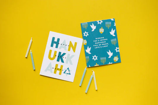 Joy Paper Co: Happy 3x Hanukkah Card