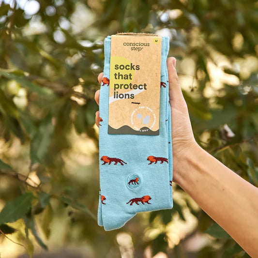 Conscious Step: Socks that Protect Lions