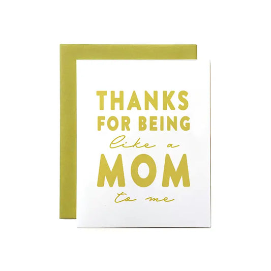 Joy Paper Co: Thanks For Being Like A Mom To Me Card