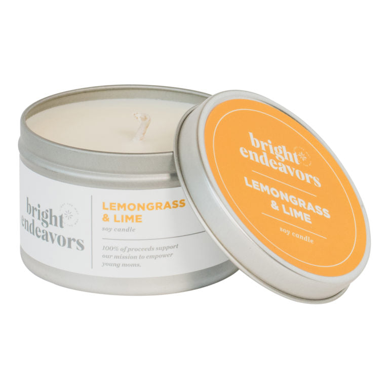Bright Endeavors Candle: Lime Lemongrass
