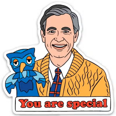 The Found: Mister Rogers Sticker
