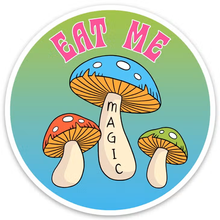 The Found: Magic Mushrooms Sticker