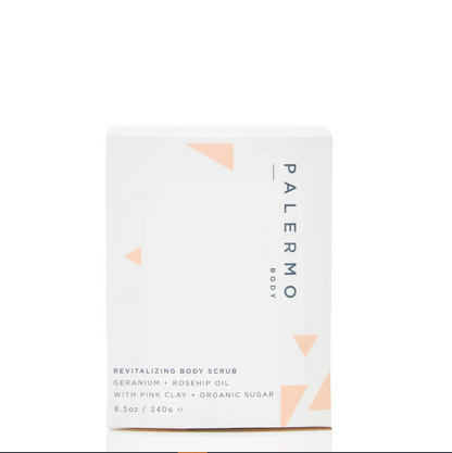 Palermo Body: Revitalizing Body Scrub - Geranium + Rosehip Oil