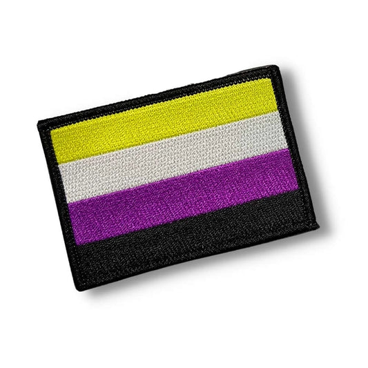 Flags for Good: Non-Binary Pride Stick-On Patch