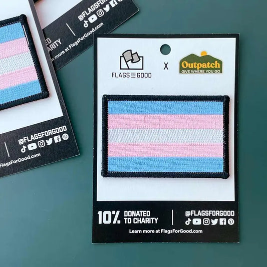 Flags for Good: Trans Pride Stick-On Patch