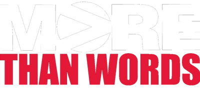 The logo of More Than Words featuring stylized text in a sleek and modern design
