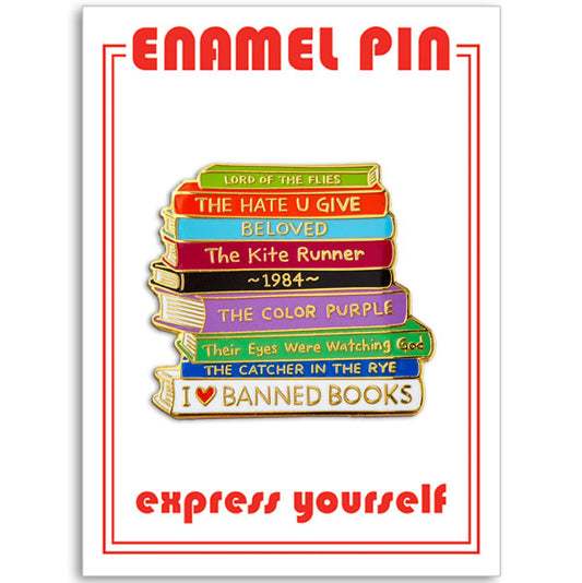 The Found: Banned Books Pin