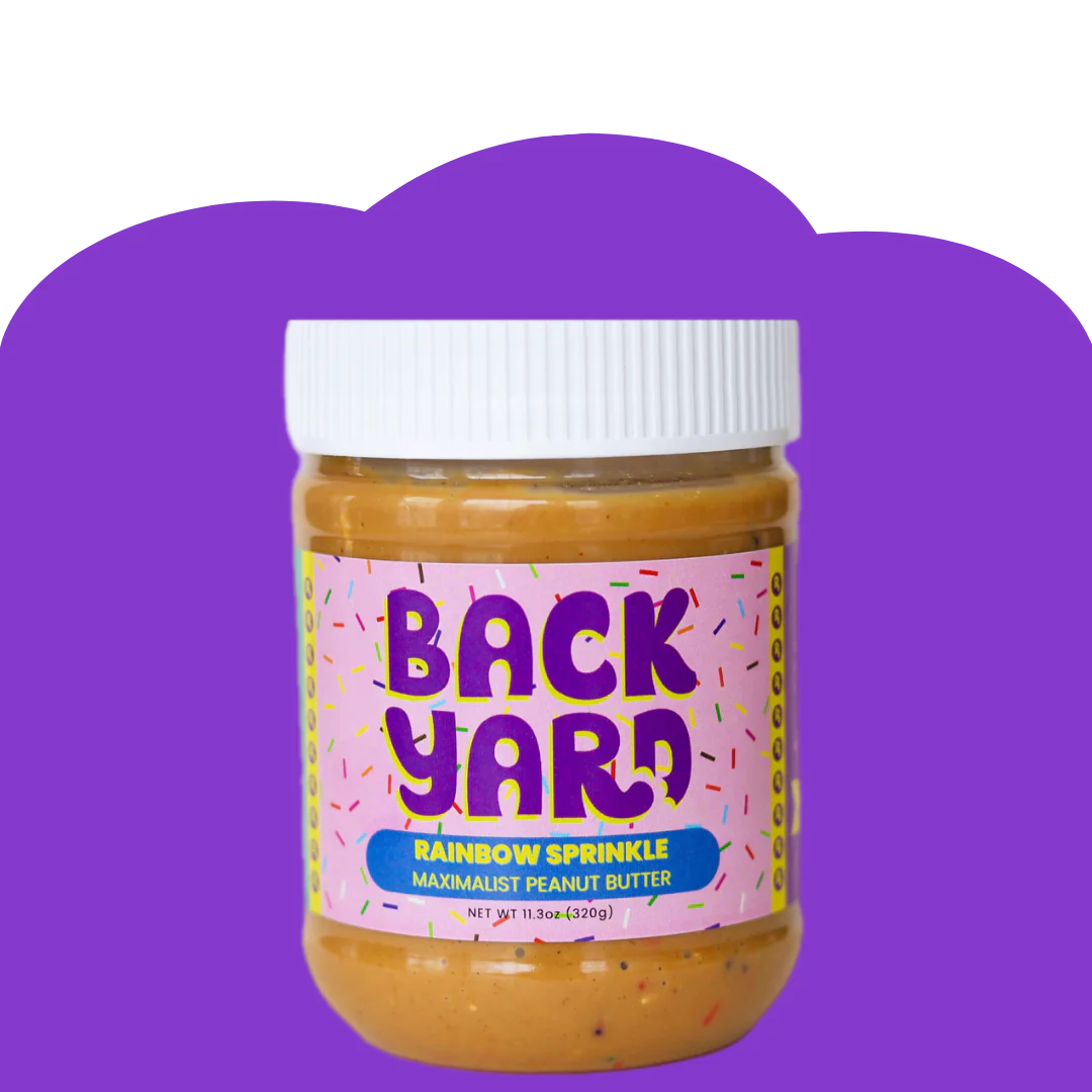 Backyard Peanut Butter: Rainbow Sprinkle