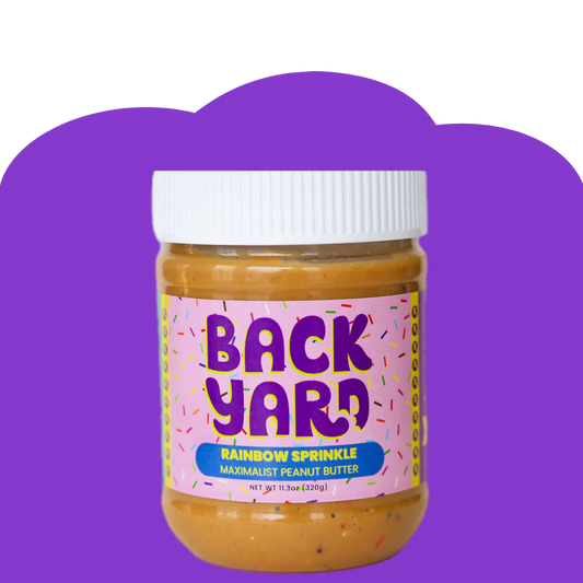 Backyard Peanut Butter: Rainbow Sprinkle