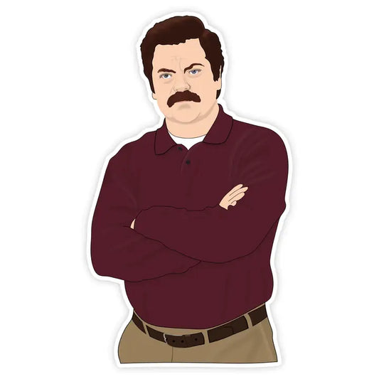 Shop Trimmings: Ron Swanson Sticker