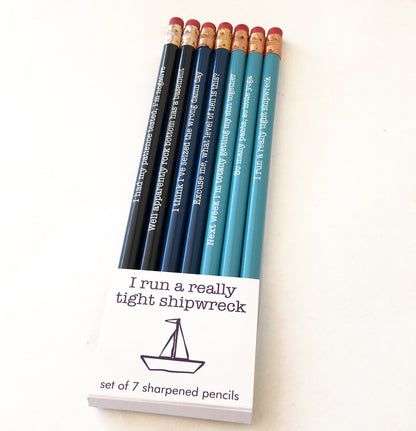 Snifty: Shipwreck Pencil Set