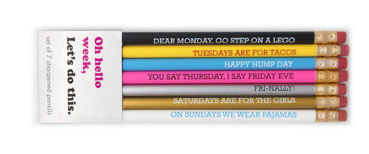 Snifty: Hello Week Pencil Set