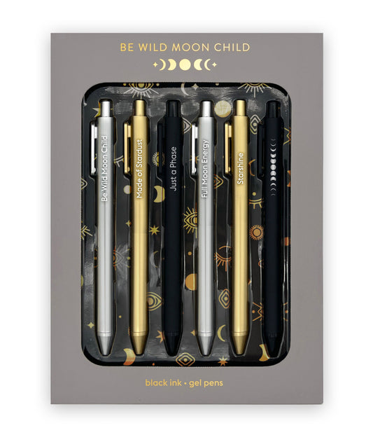 Snifty: Be Wild Moon Child Gel Pen Set
