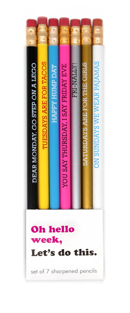 Snifty: Hello Week Pencil Set