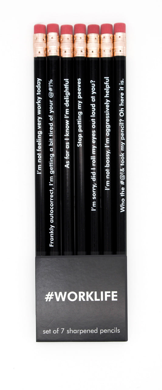 Snifty: #Worklife Pencil Set of 6