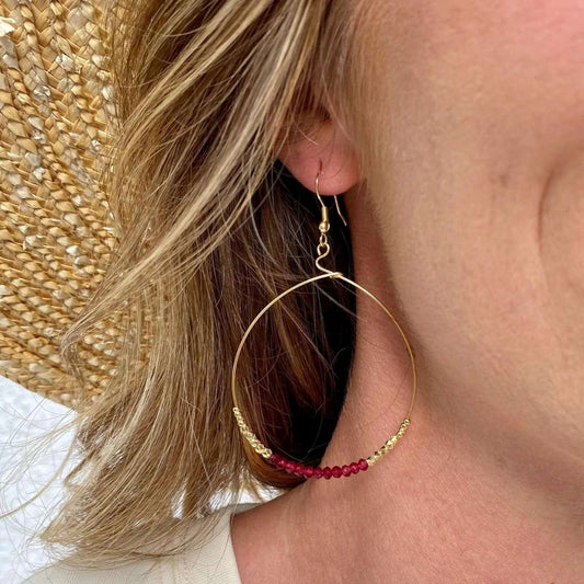 Purpose Jewelry: Shimmer Earrings (Rosette)