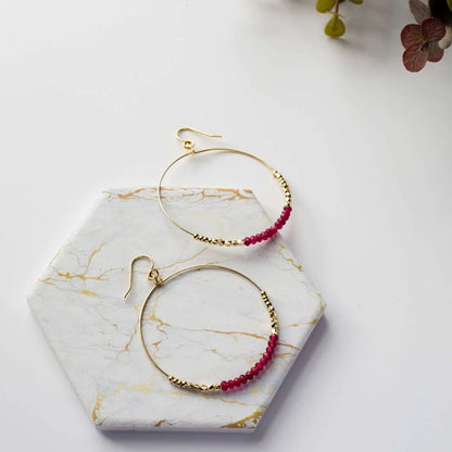 Purpose Jewelry: Shimmer Earrings (Rosette)