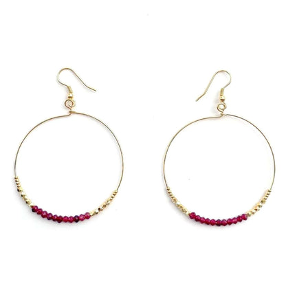 Purpose Jewelry: Shimmer Earrings (Rosette)