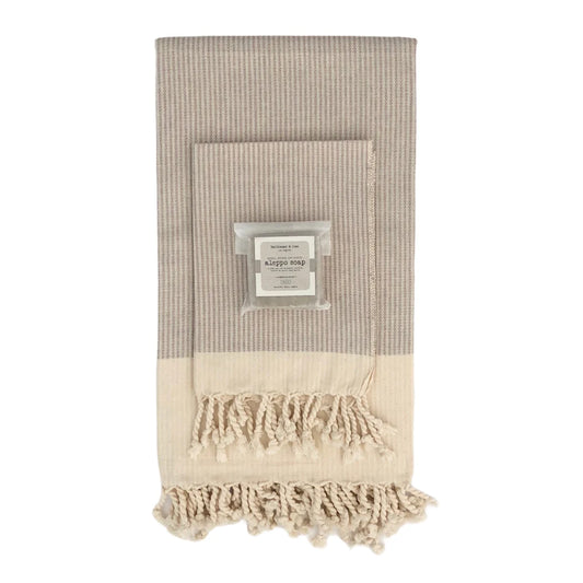 Balthazar & Rose Gift Set: Candy Cane Taupe