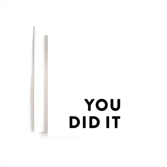 Joy Paper Co: You Did It