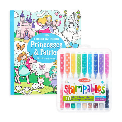 OOLY: Princesses & Fairies Stampables Coloring Pack