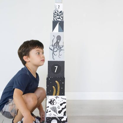 Wee Gallery: Nesting Blocks - Ocean Animals