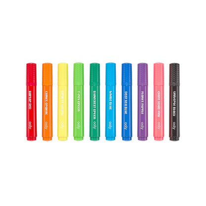 OOLY: Big Bright Brush Markers - set of 10