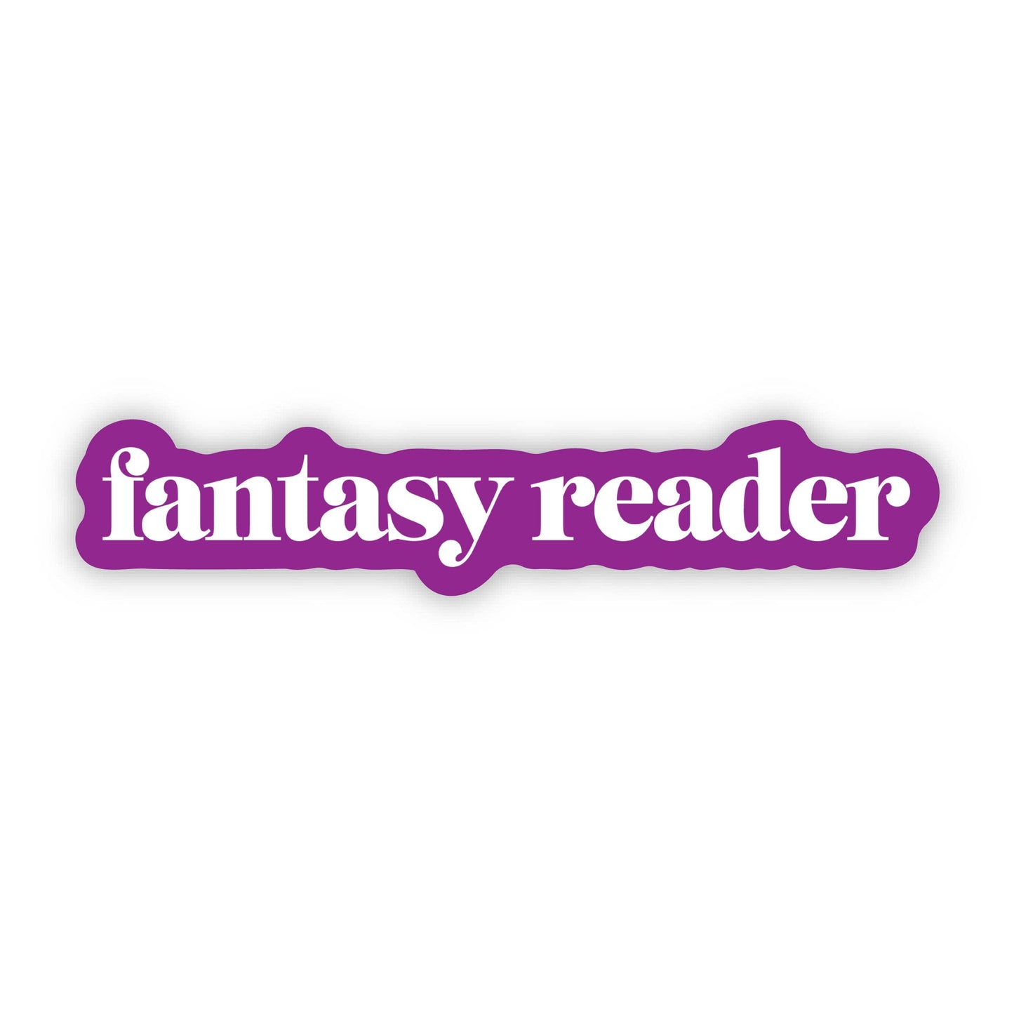 Big Moods: "Fantasy reader" Reading Text Sticker