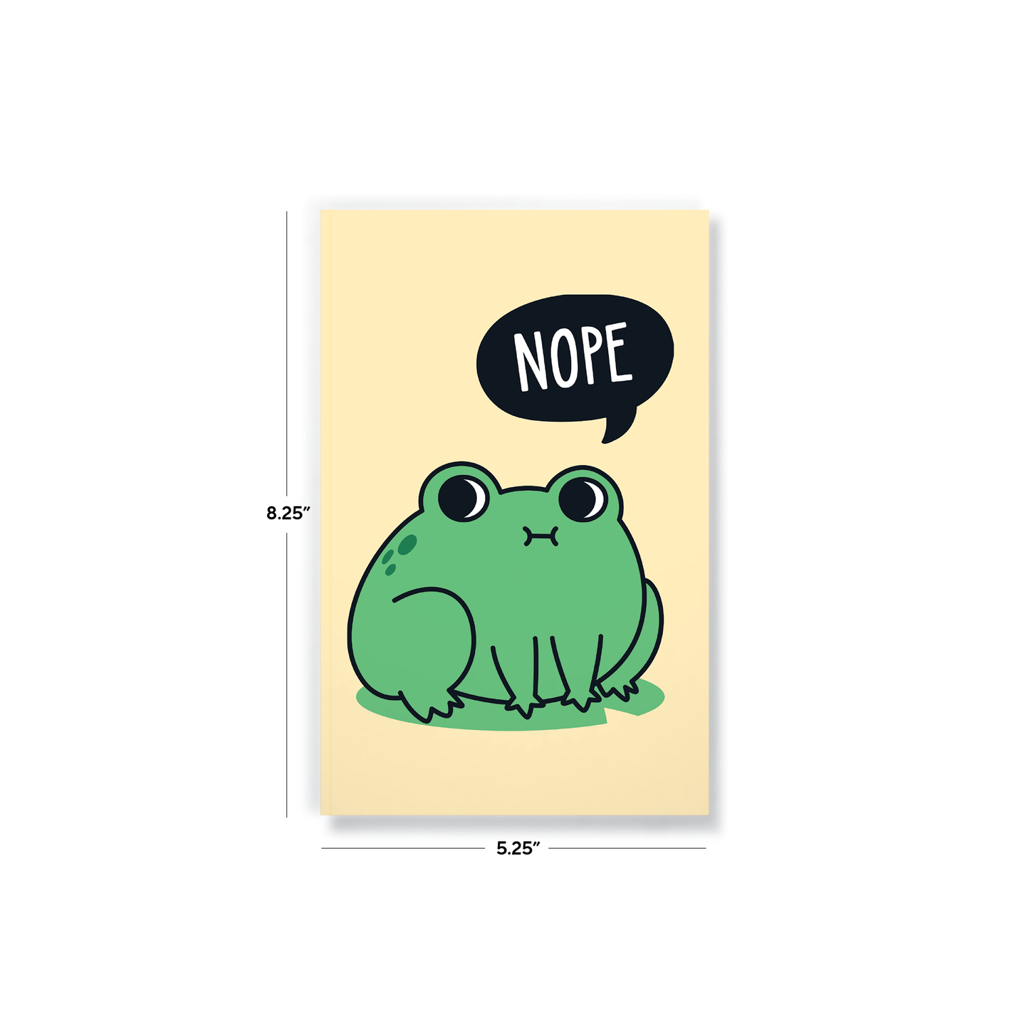 Denik: Nope Frog Classic Layflat Journal Notebook