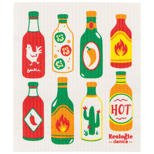 Ecologie: Hot Sauce Swedish Dishcloth
