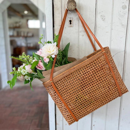 The Winding Road: Open Weave Ata Vine Tote