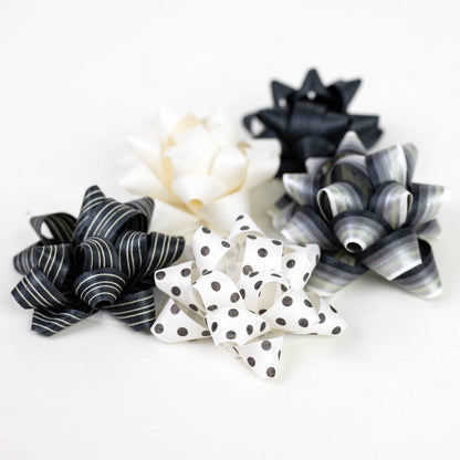 Wrappily Eco Gift Wrap Co.: Eco Gift Bows (Black & White Mix)