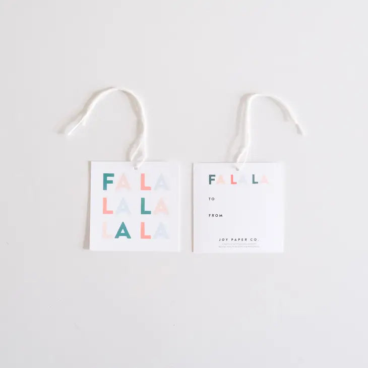 Joy Paper Co: Fa La La Gift Tags (Set of 8)