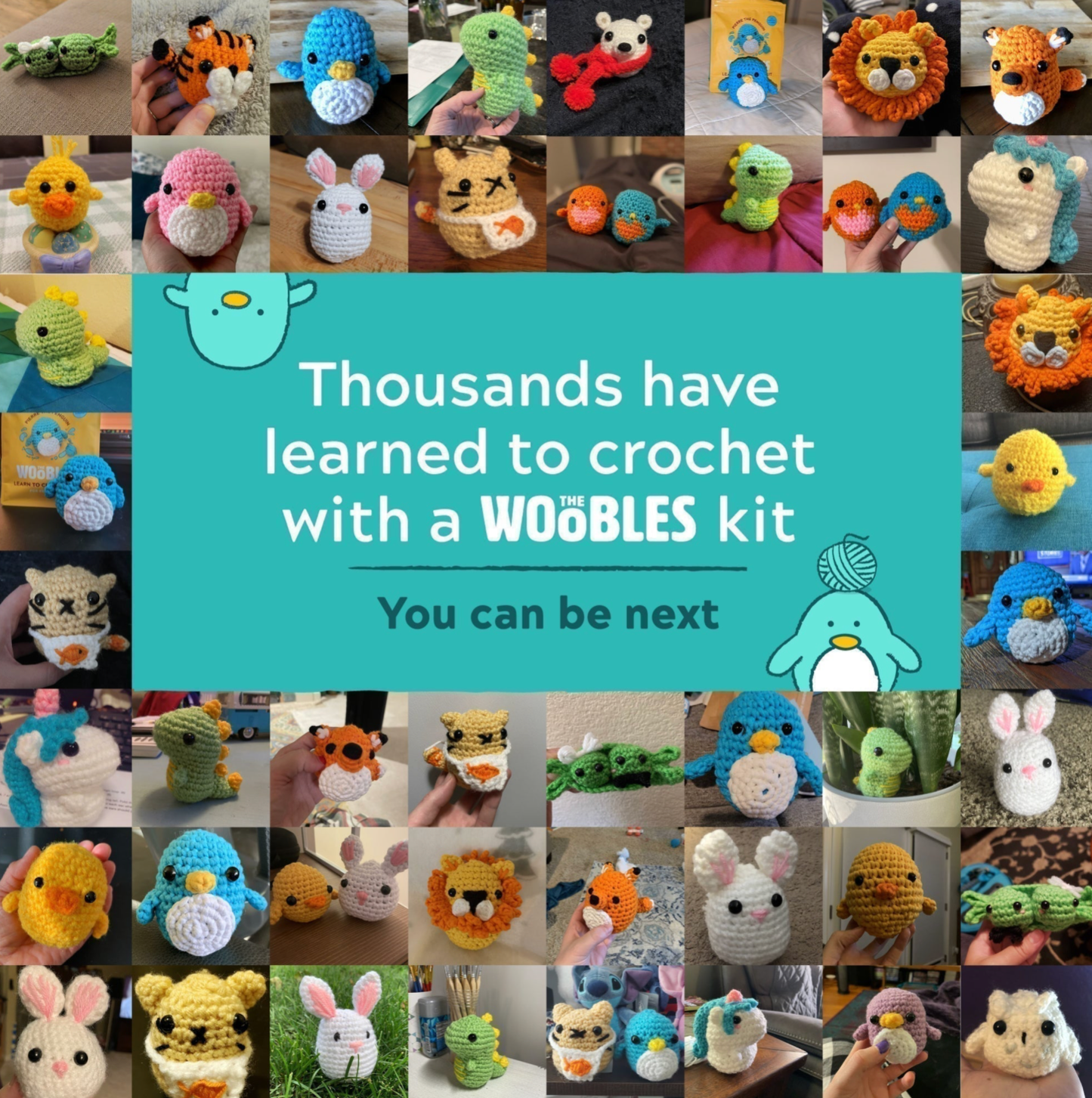 The Woobles: Sophie the Poodle Crochet Kit