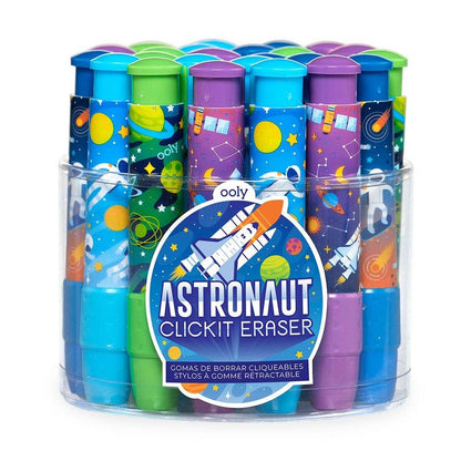 OOLY: Click-It Erasers : Astronaut