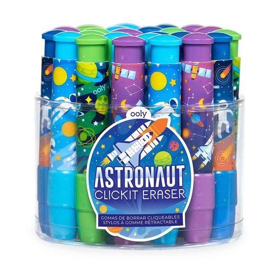 OOLY: Click-It Erasers : Astronaut