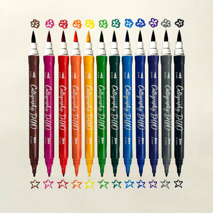 OOLY: Calligrapghy Duo Markers - Set of 12