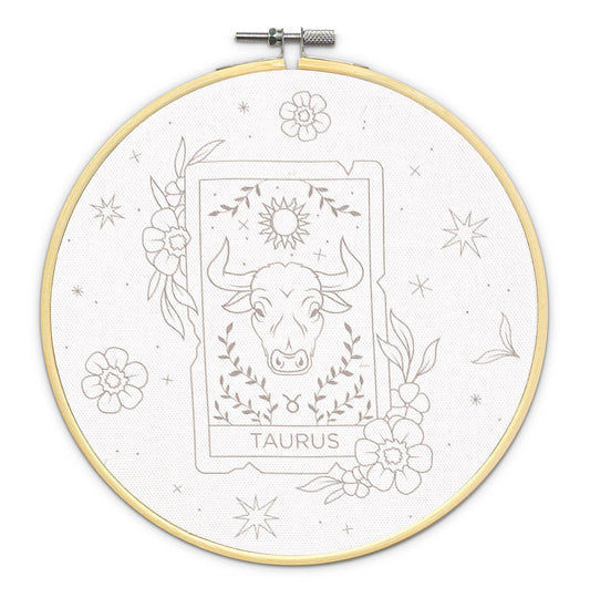 The Crafty Kit Company: Signs of Zodiac - Taurus Embroidery Kit