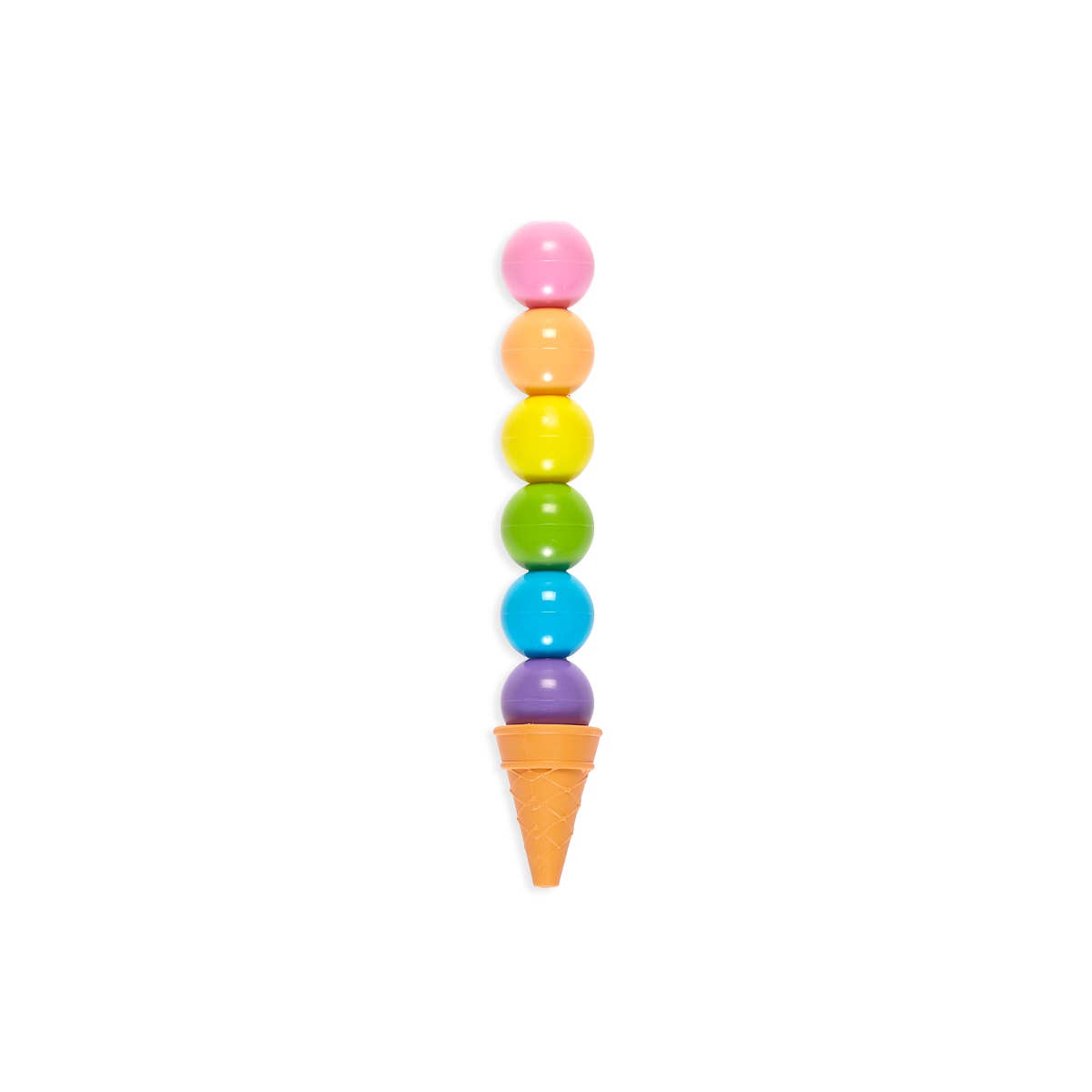 OOLY: Rainbow Scoops Vanilla Scented Stacking Erasable Crayons