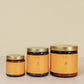 JaxKelly: 4oz Amber Crystal Candles - Citrine - Success