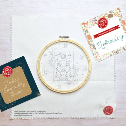 The Crafty Kit Company: Signs of Zodiac - Taurus Embroidery Kit