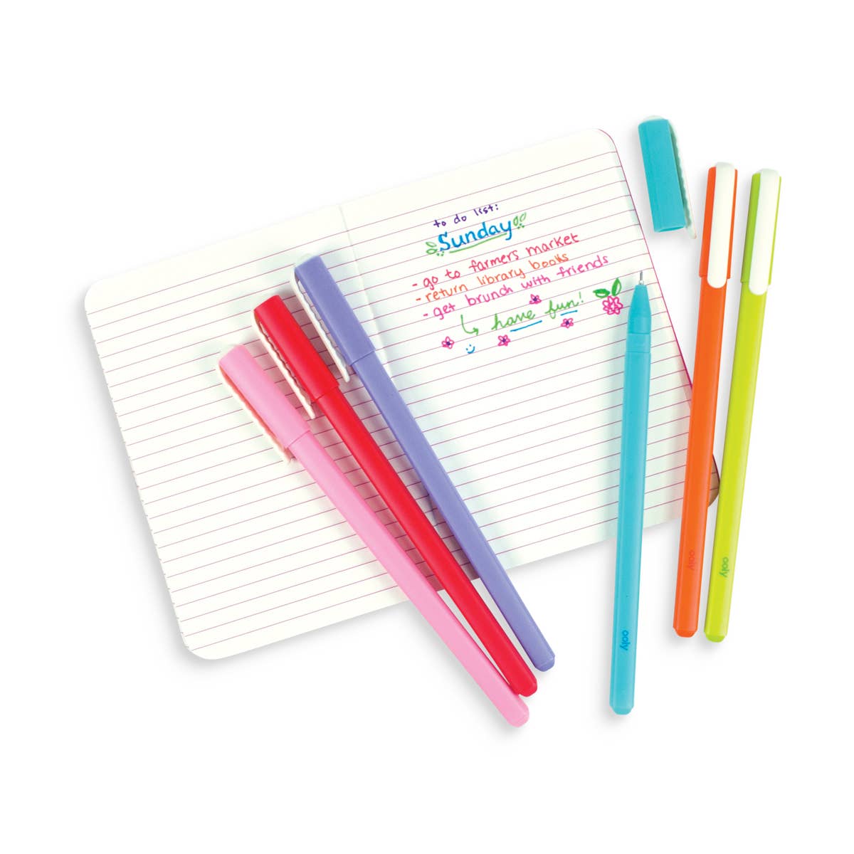 OOLY: Fine Lines Gel pens set of 6